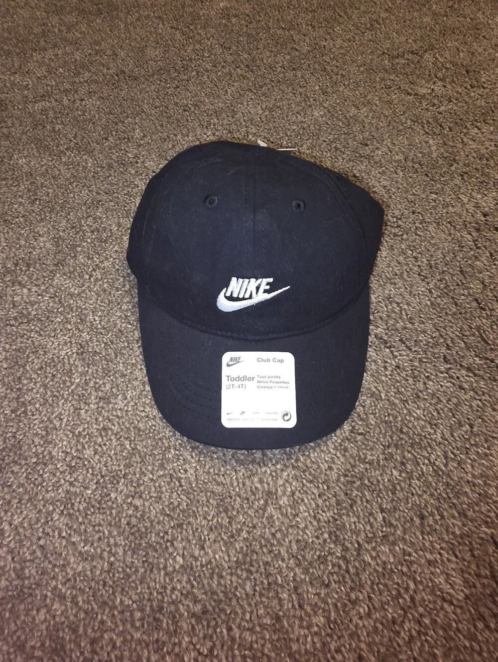 Nike Toddler (2T-4T) Club Hat Black